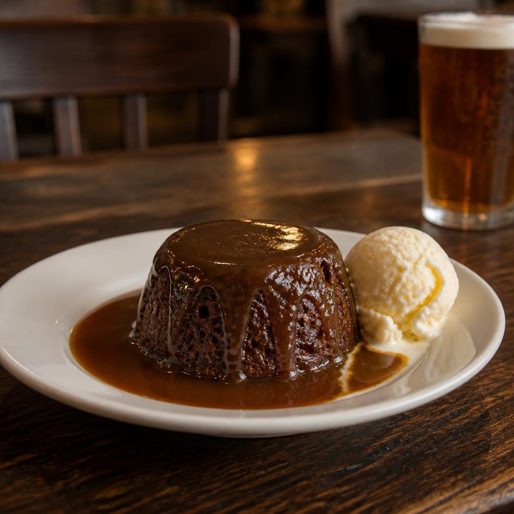 Sticky toffee pudding
